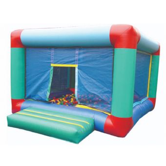 Infl.Cubic Ball Pit with bouncy bed
